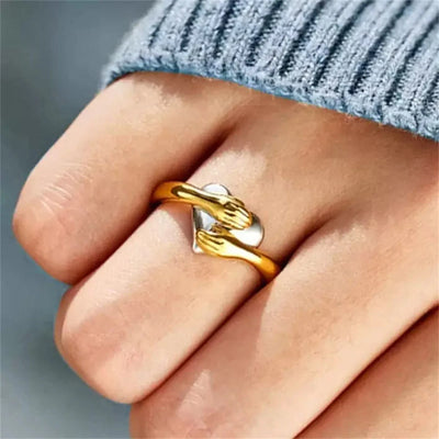 🔥 50% OFF FOR 2nd Item 🎁Feel My Love Hug Heart Ring
