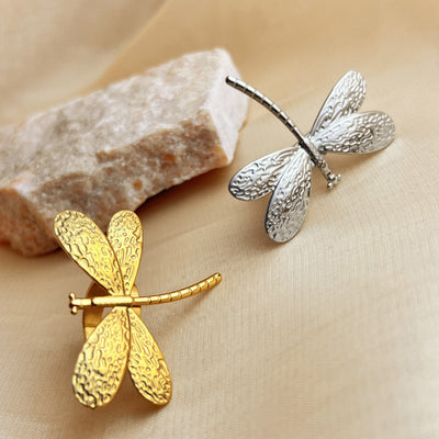 Dragonfly Open Ring For Couples