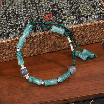 Hand Woven Bamboo Knot Bracelet