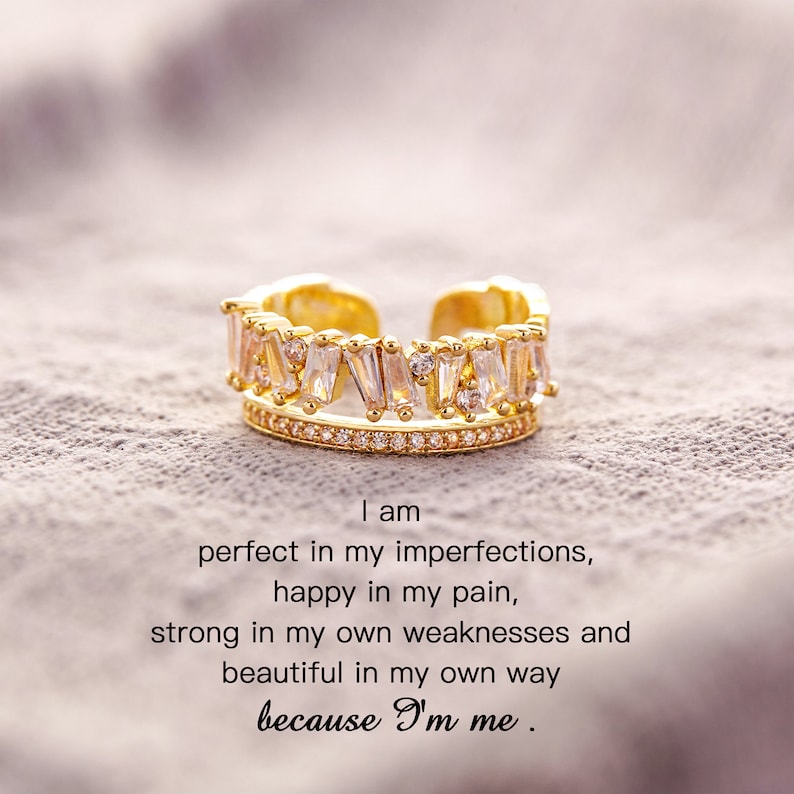 Beautifully Broken Ring - Adjustable Inspire Ring