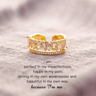 Beautifully Broken Ring - Adjustable Inspire Ring