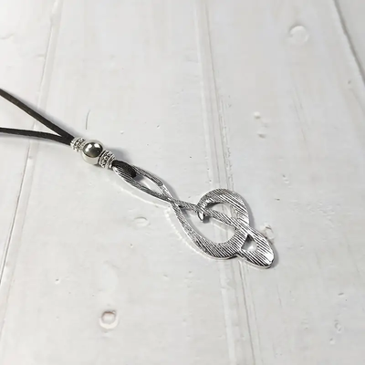 Boho Musical Note Shape Pendant Necklace