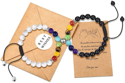 Colorful Stone Weaving Bracelet Couple Bracelet