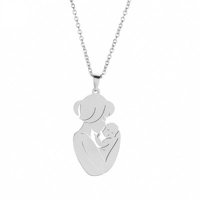 Mom And Baby Necklace
