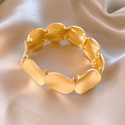 Metal Wind Circular Elastic Bracelet