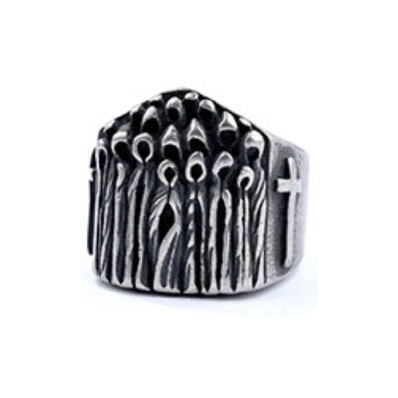 Gothic Vintage  Sterling Silver Ring