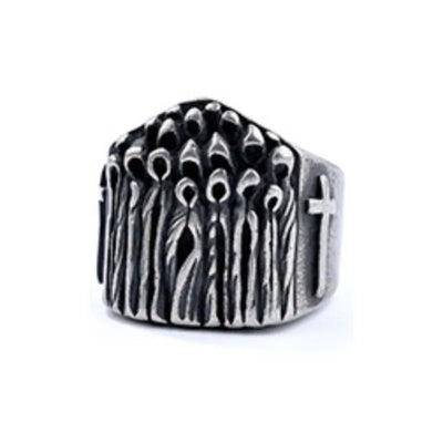 Gothic Vintage  Sterling Silver Ring