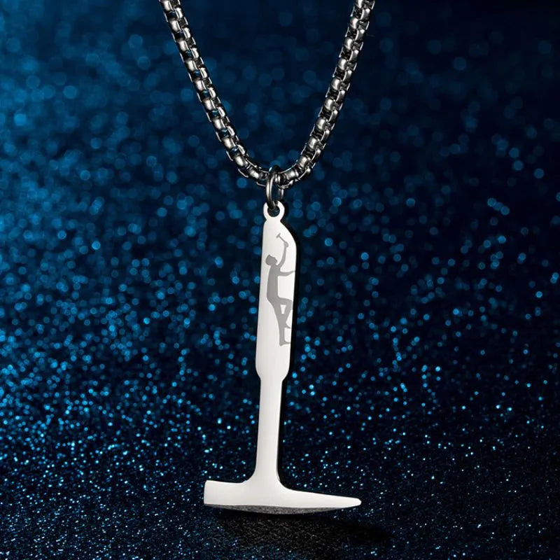 Shawshank Redemption  Sterling Silver Hammer Pendant Necklace
