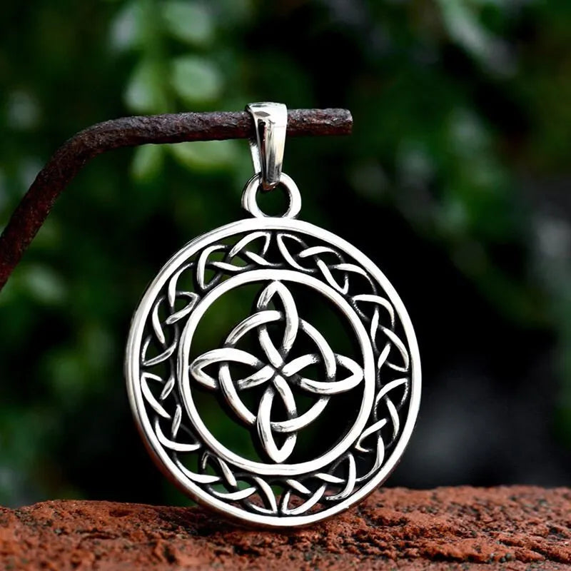 Nordic  Sterling Silver Celtic Knot Pendant