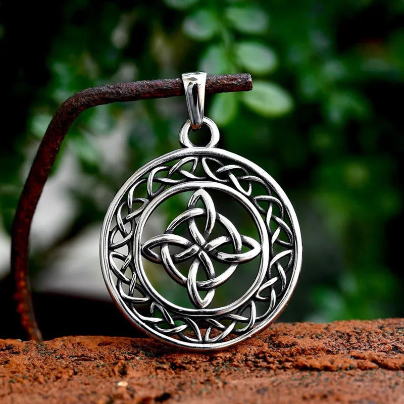 Nordic  Sterling Silver Celtic Knot Pendant