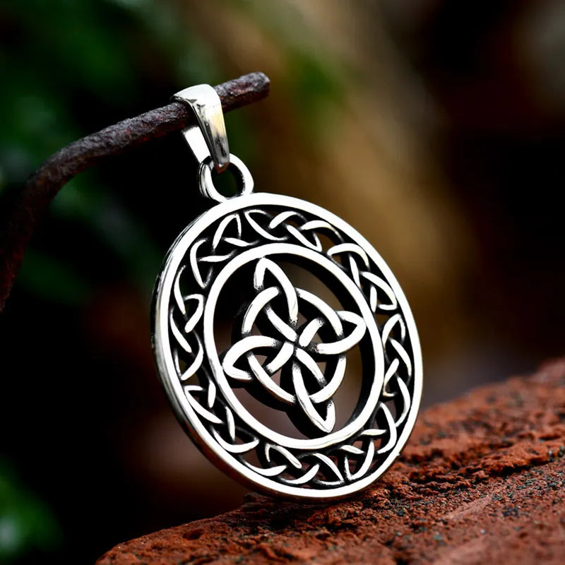 Nordic  Sterling Silver Celtic Knot Pendant