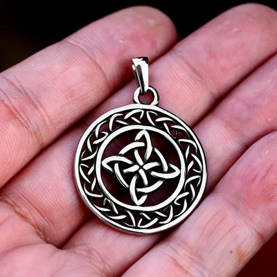 Nordic  Sterling Silver Celtic Knot Pendant