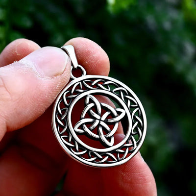 Nordic  Sterling Silver Celtic Knot Pendant