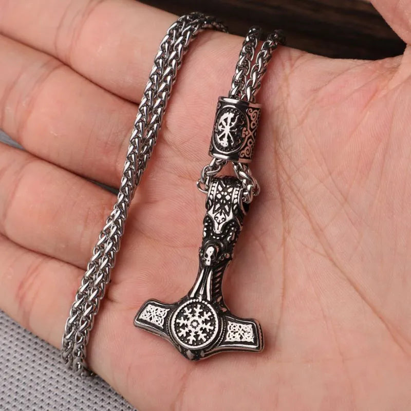 Nordic Viking Thor Hammer Pendant