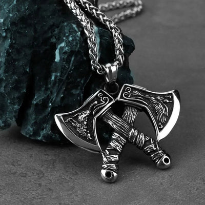 Nordic Viking Tomahawk  Sterling Silver Pendant