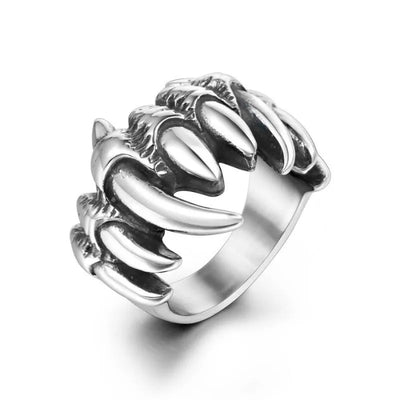Punk Claw  Sterling Silver Ring