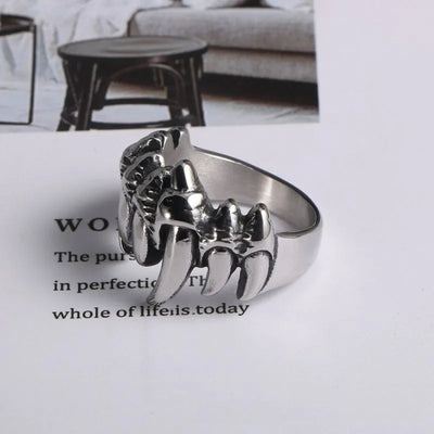 Punk Claw  Sterling Silver Ring