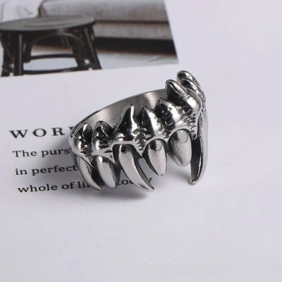 Punk Claw  Sterling Silver Ring