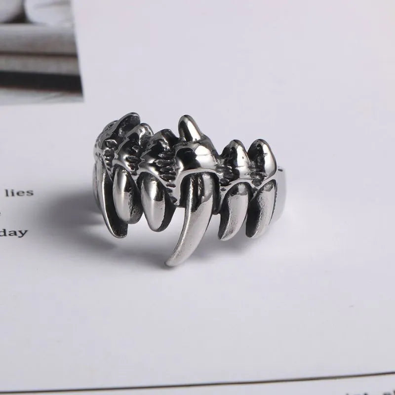 Punk Claw  Sterling Silver Ring