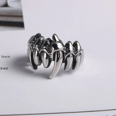 Punk Claw  Sterling Silver Ring