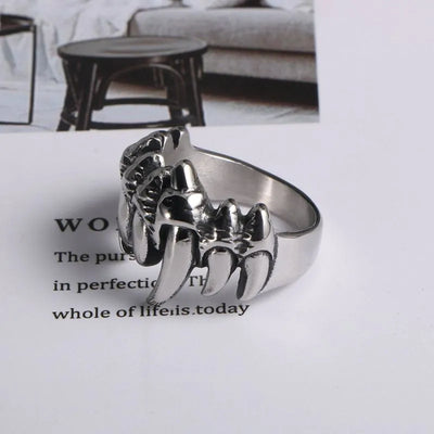 Punk Claw  Sterling Silver Ring