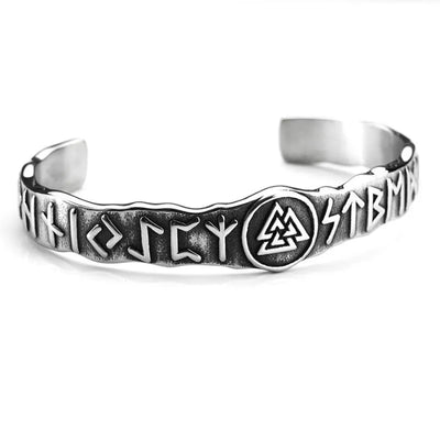 VIntage Viking Rune C-shaped Bracelet