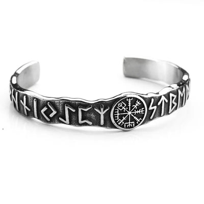 VIntage Viking Rune C-shaped Bracelet