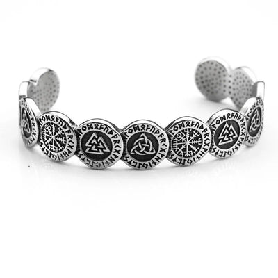 VIntage Viking Rune C-shaped Bracelet