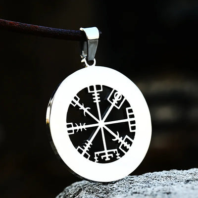 Viking Compass with Rune Pendant