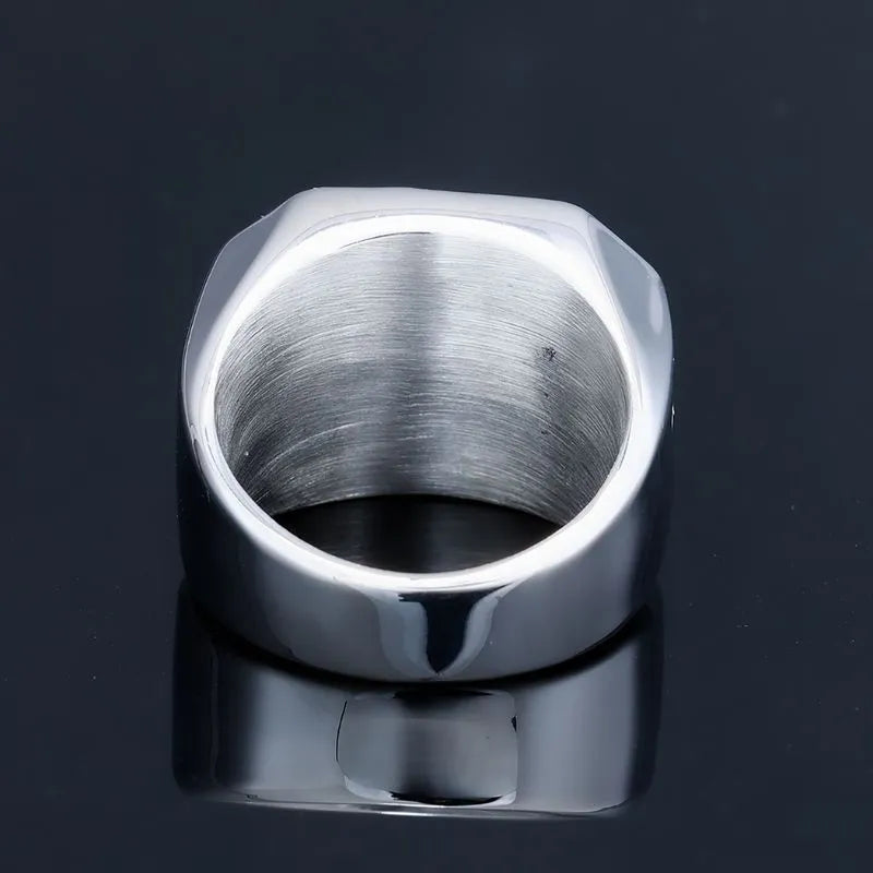 Viking Emerald  Sterling Silver Ring