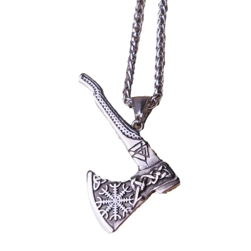 Viking Tomahawk  Sterling Silver Pendant