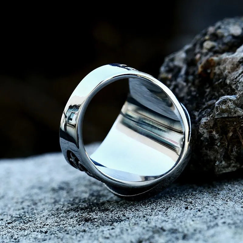 Viking Wolf   Sterling Silver Ring
