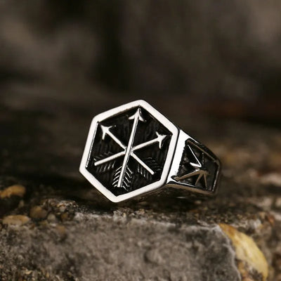 Vintage Arrow  Sterling Silver Ring