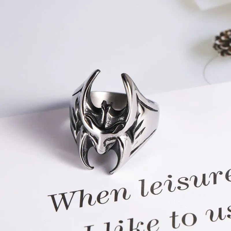 Vintage Batman  Sterling Silver Ring