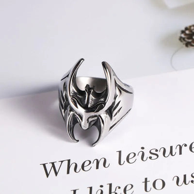 Vintage Batman  Sterling Silver Ring