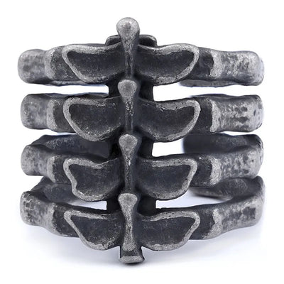 Vintage Bone  Sterling Silver Ring