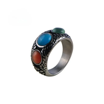 Vintage Cat's Eye   Sterling Silver Ring