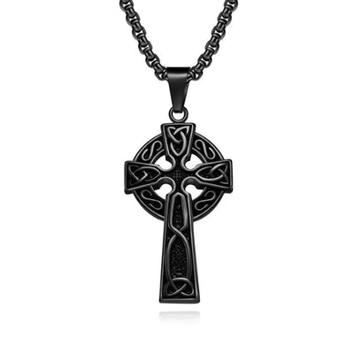 Vintage Celtic Knot Cross Pendant