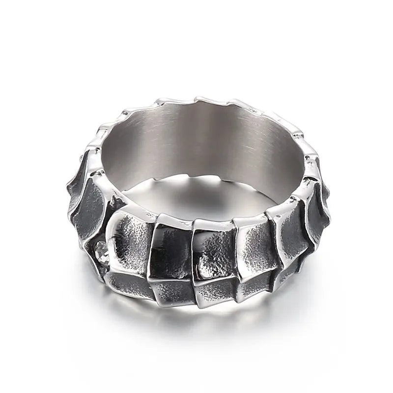 Vintage Dragon Scale Diamond Ring