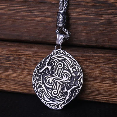 Vintage Dragon  Sterling Silver Pendant