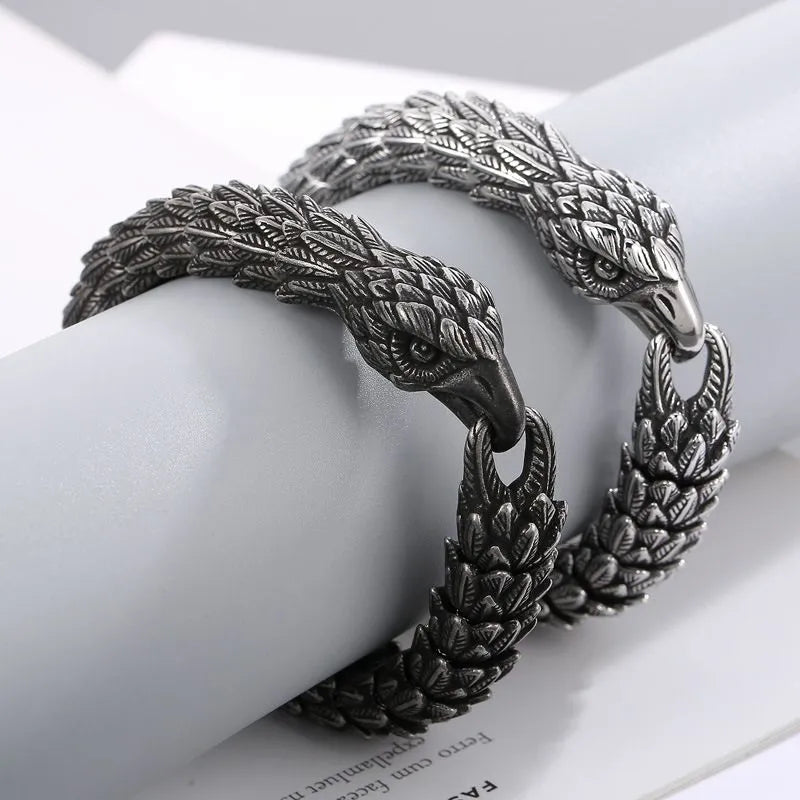 Vintage Eagle Sterling Silver Bracelet