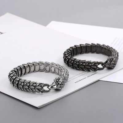Vintage Eagle Sterling Silver Bracelet