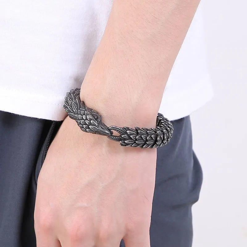 Vintage Eagle Sterling Silver Bracelet