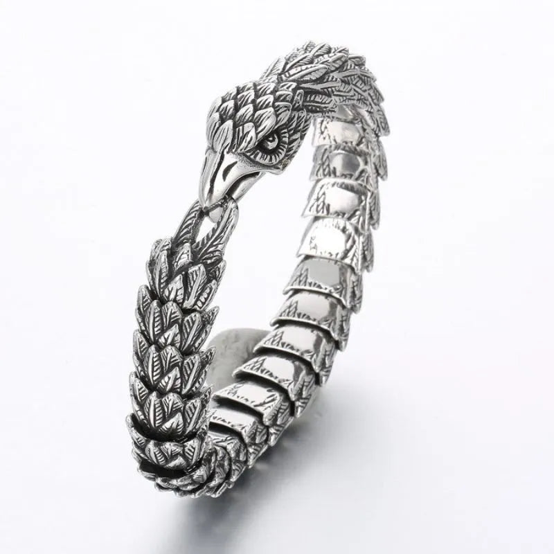 Vintage Eagle Sterling Silver Bracelet