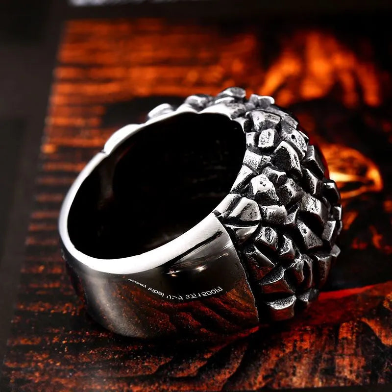 Vintage Evil Eye  Sterling Silver Ring