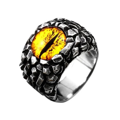 Vintage Evil Eye  Sterling Silver Ring