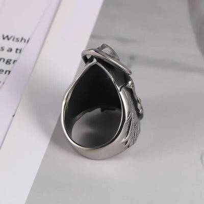 Vintage Ghost sickle  Sterling Silver Ring