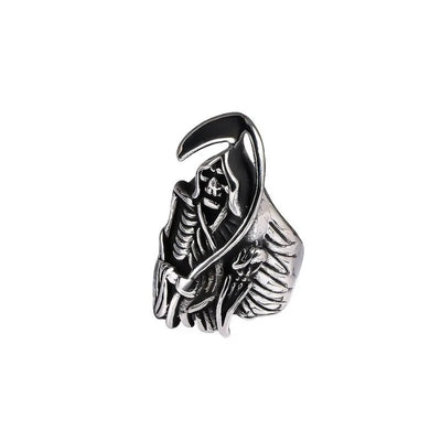Vintage Ghost sickle  Sterling Silver Ring