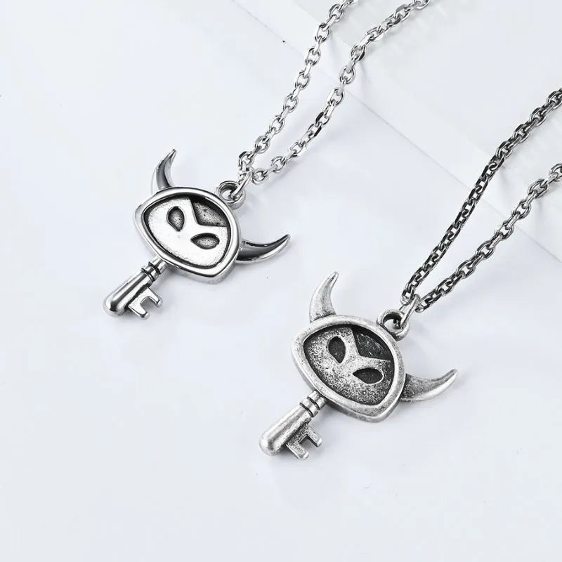 Vintage Little Devil   Sterling Silver Pendant