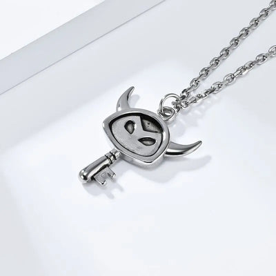 Vintage Little Devil   Sterling Silver Pendant